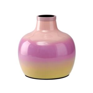 Vase Farbverlauf rosa/lila/gelb